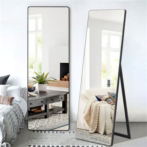 Neutype Full Length Mirror With Standing Holder Floor Mirror Large Wall