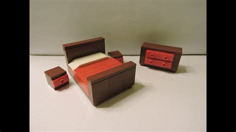Lego furniture bedroom set bed nightstand. How To Make A Lego Master Bedroom Set - YouTube