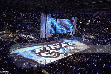 Originally known as the ice palace, the arena was built to. Overall view of Amalie Arena before Tampa Bay Lightning vs ...