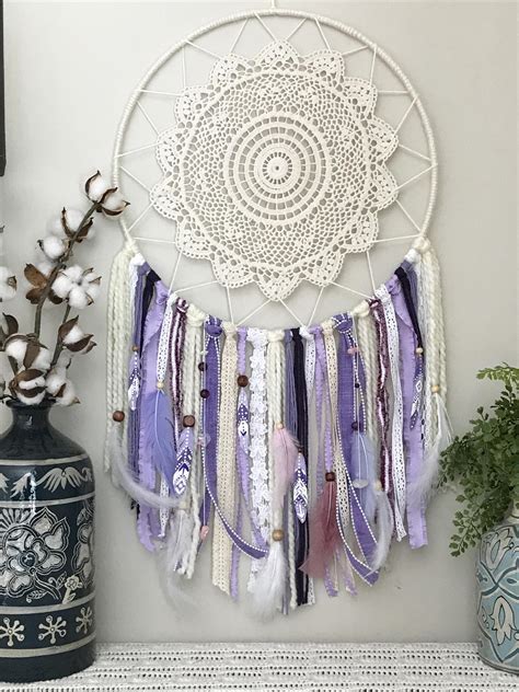 This Extra Large Purple Dream Catcher Features Is The Perfect Addition