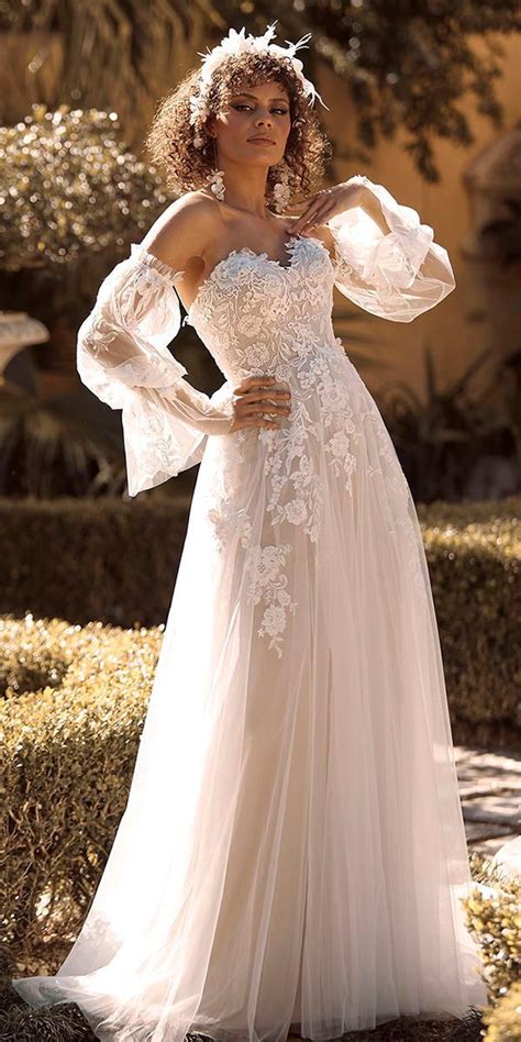 Bridal Gowns With Sleeves Never Fails To Impress Wedding Dress Long