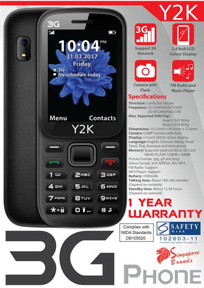 Qoo10 Y2k 3g Phone Lite Easy Flip 2 3g Phone Sos Function Senior