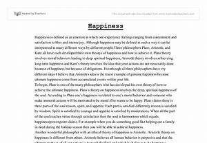 definition essay on happiness