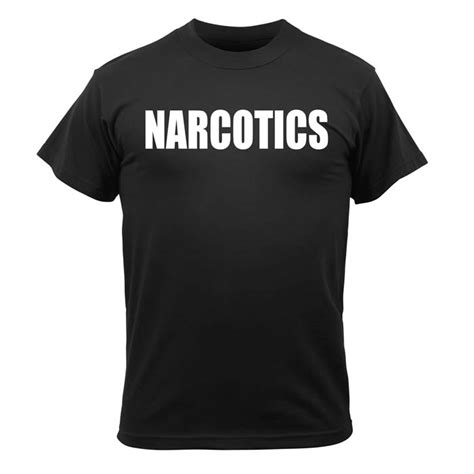 You can do whatever you like when it comes to arts and crafts. Men's Black Double Sided Narcotics T-Shirt