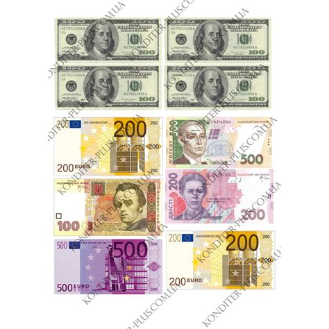 Вафельная Картинка Доллары И Евро Telegraph