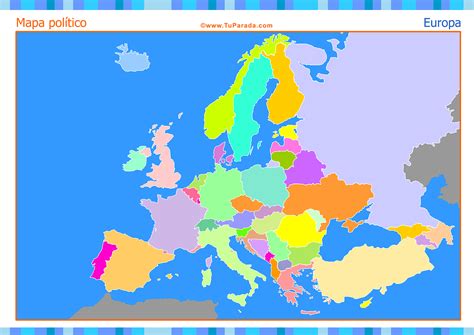 Mapa Del Continente Europeo Con Nombres Para Imprimir Mapas Reverasite