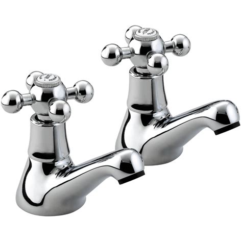 Bristan Regency Crosshead Handle Basin Taps R 12 C