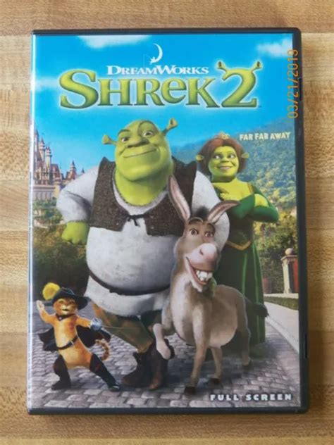 Shrek 2 Dvd Eddie Murphy Mike Myers Cameron Diaz Animated Comedy Trolls