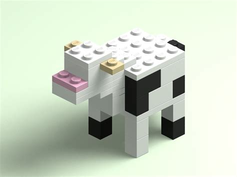 How To Make A Lego Cow
