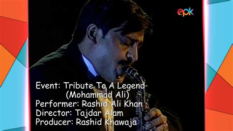 Best Saxophone Player In Pakistan Rashid Ali Khan Performs At Tribute