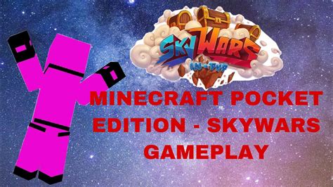 Minecraft Pocket Edition Skywars Gameplay Youtube