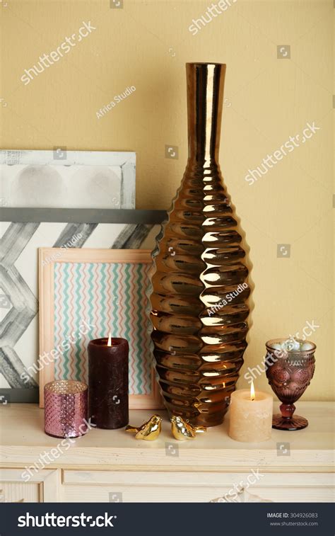 Floor vase flower ideas flowers healthy description: Modern Vase Decor On Fireplace Room Stock Photo 304926083 ...