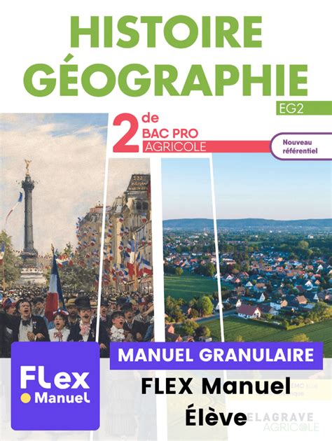 Édulib Histoire Géographie 2de Bac Pro Agricole 2023 Pochette