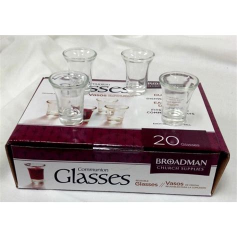 Communion Glasses 20 Pieces Communion Ware 081407014166