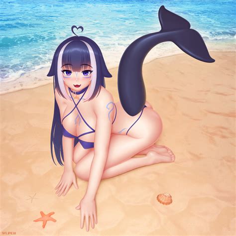 Wlper Shylily Shylily Bikini Indie Virtual Youtuber Absurdres Commentary Highres 1girl