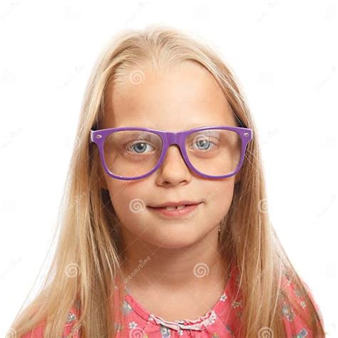 Blonde With Glasses Stock Image Image Of Lady Model 41687805