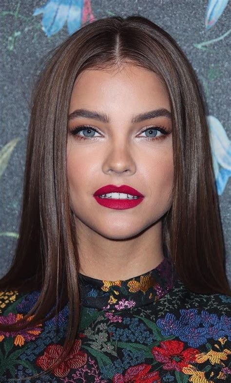 Barbara keeps it natural with an infectious smile and tousled waves. Barbara Palvin | Hair beauty, Pinterest hair, Hair makeup