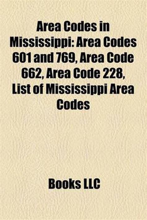 Area Codes In Mississippi 9781158333394 Boeken