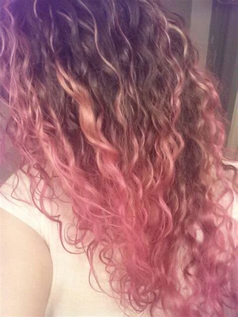 Pink Curls♡ Pink Curls Long Hair Styles Hair