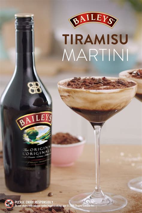 Baileys Tiramisu Martini Alcohol Drink Recipes Alcohol Recipes