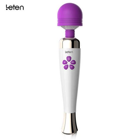 Leten Rechargeable 10 Mode And 7 Speed Powerful Av Magic Wand Female M The Princess Fantasy