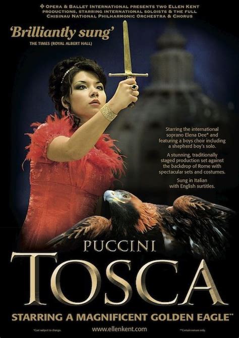 Tosca Giacomo Puccini Opera Poster Puccini Opera Sopranos Opera