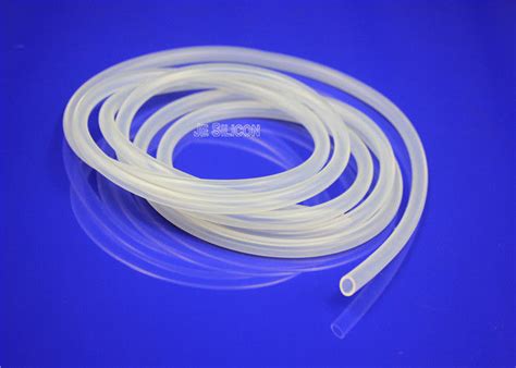 Flexible Silicone Tubing Chemical Resistance Transparent White Soft