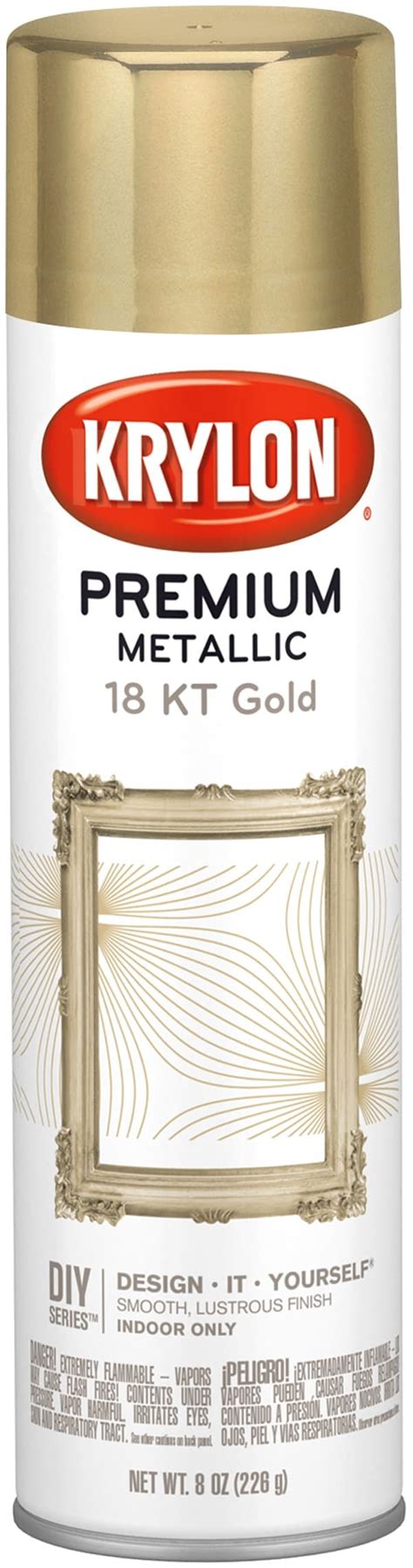 Premium Metallic Spray Paint 8oz 18 Karat Gold Michaels