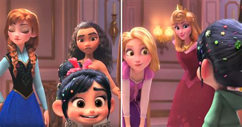 Vanellope Meets Disney Princesses In New Wreck It Ralph Trailer My Xxx Hot Girl