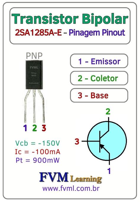 Datasheet Pinagem Transistor Bipolar Pnp 2sa1285a E Características