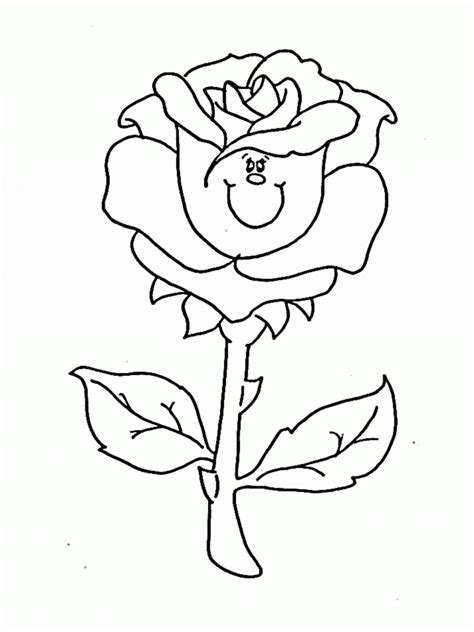 Free Printable Roses Coloring Pages For Kids