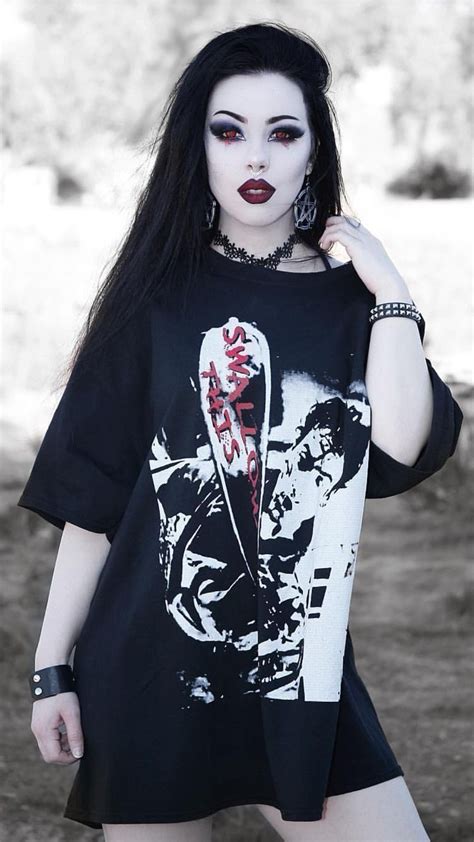 pin by aisha ˎˊ˗ on kristiana goth beauty gothic fashion goth women