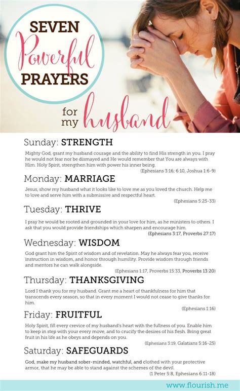 No matter what he has to go through, he will always messages of protection prayers for your husband. Seven Powerful Prayers for My Husband | Prayers for my ...