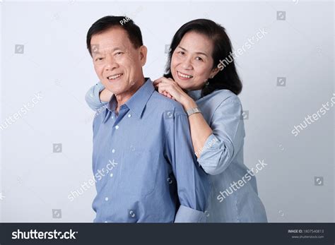 Couple Happy Asian Old Woman Old Stock Photo 1807540813 Shutterstock