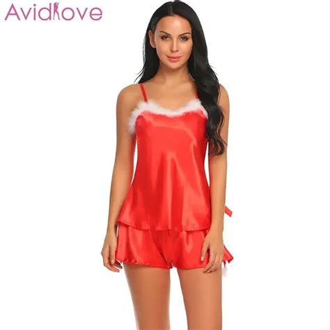 Avidlove Women Christmas Sexy Lingerie Sexy Underwear Babydoll Erotic