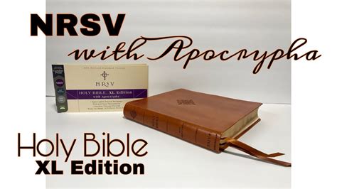 Nrsv Bible Xl Edition With Apocrypha Review Youtube
