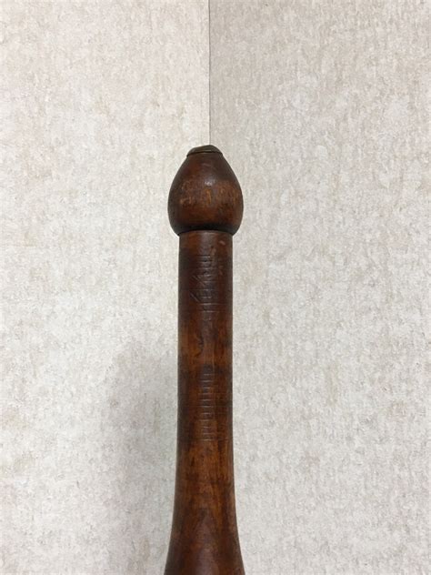 antique 18 wooden indian club juggling pin 1 1 2 lb wooden exercise pin bowling pin