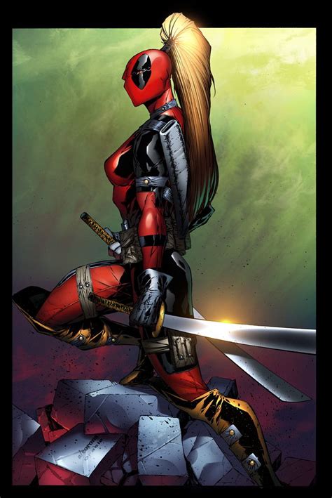 Adelso Corona Lady Deadpool By ~mystic Oracle On Deviantart Lady