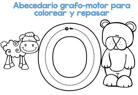 Completo Abecedario Grafo Motor Para Colorear Y Repasar16