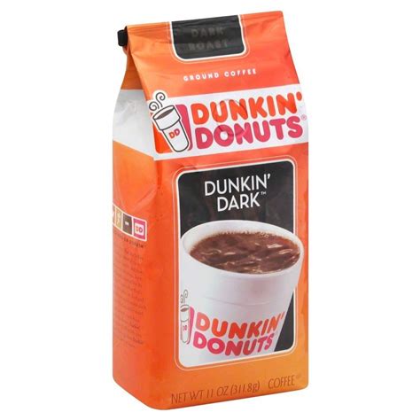 Dunkin' Donuts Dunkin' Dark Ground Coffee 11-oz | Dunkin donuts, Dunkin, Dunkin donuts coffee