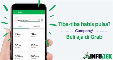 Ada aplikasi yang bisa kamu. 9 Cara Beli Pulsa Lewat Grab Dengan Mudah 2020 | Infojek