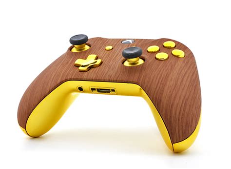 Golden Wood Xbox One Custom Modded Controller Gamer Target