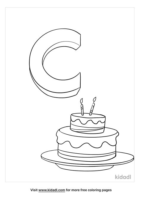 Free Letter C Coloring Page Coloring Page Printables Kidadl