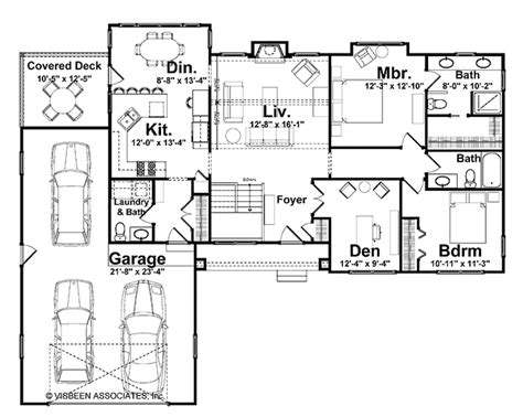 Craftsman Style House Plan 2 Beds 25 Baths 1568 Sqft Plan 928 151