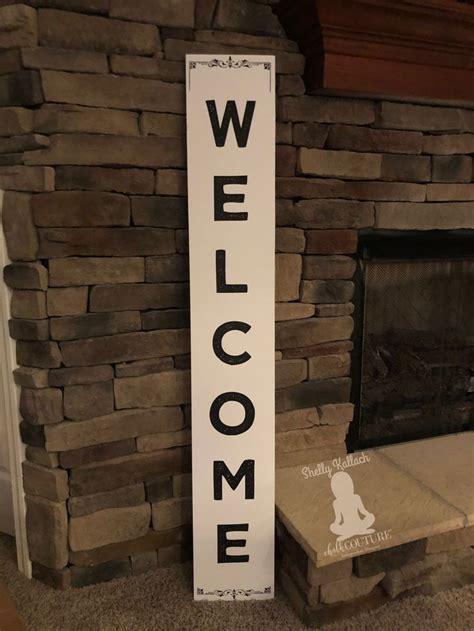 Welcome Signpost Independent Design Sign Post Chalk