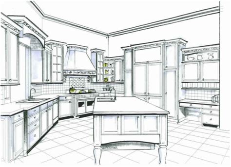 Kitchen Design Sketch Mesmerizing Of Kitchen Design Sketch Kitchens
