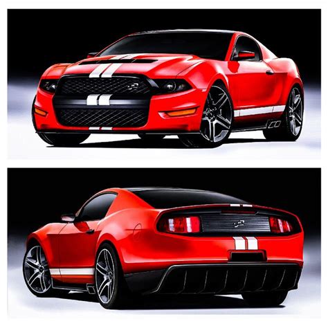 Ford Mustang Concept Vintage Muscle Cars Custom Muscle Cars Mustang