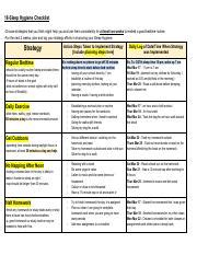 18-Sleep Hygiene Tasklist.pdf - 18-Sleep Hygiene Checklist -Choose