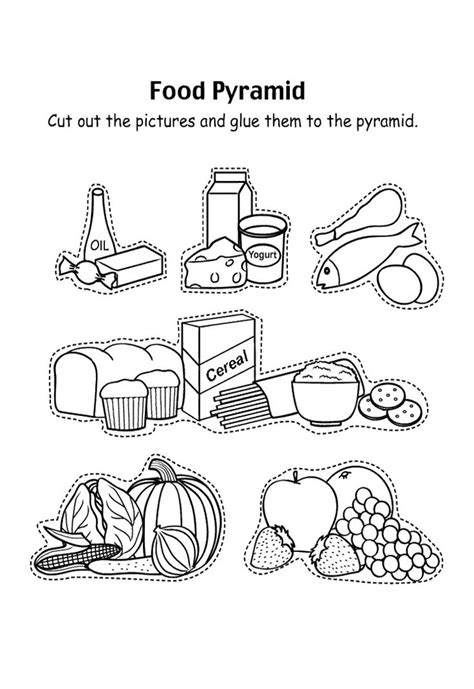 Food pyramid worksheets distance learning physical classrooms. 27 best images about alimentazione on Pinterest ...