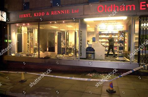 Oldham Race Riots Offices Oldham Chronicle Editorial Stock Photo